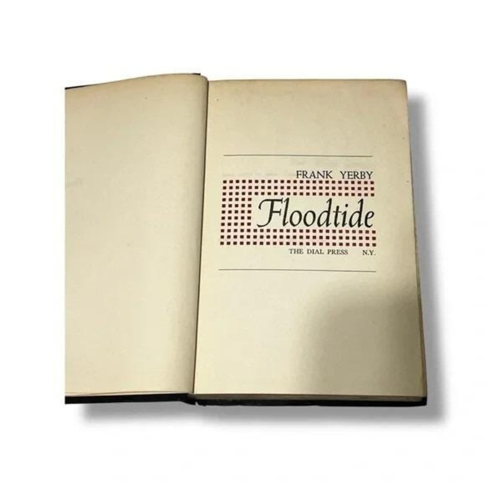 Floodtide Frank Yerby 1950 Vintage Hardcover Book The Dial Press
